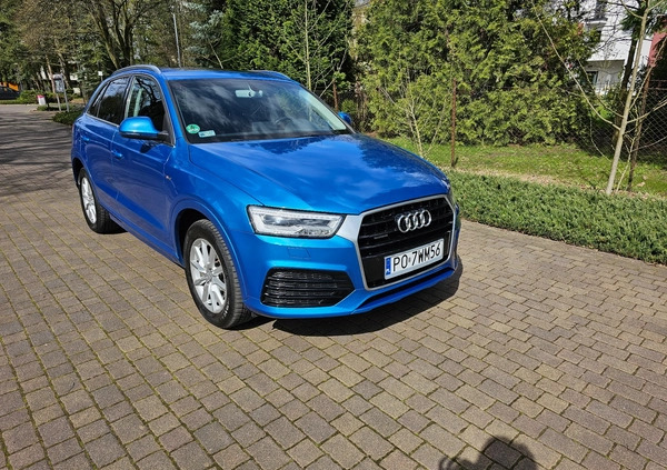 Audi Q3 cena 79950 przebieg: 125167, rok produkcji 2015 z Poznań małe 497